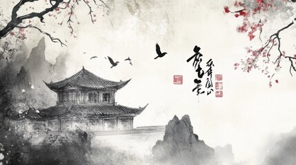 Tranquil Eastern Landscape