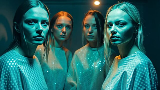 Four women in an Asylum Generative AI