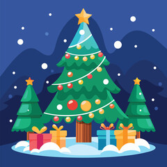 a collection of christmas decorations including a bear, a christmas tree, and a bear