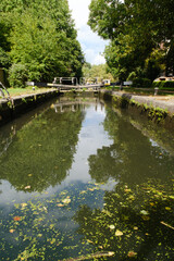 Fototapeta premium canal and lock