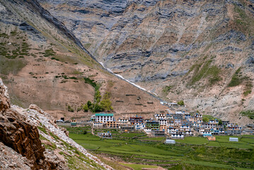 Beautiful Pin Valley in Spiti, Himachal Pradesh India, Spiti Valley landscapes, adventurous...