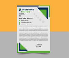 Business Letterhead Design Template a document with the words save on it