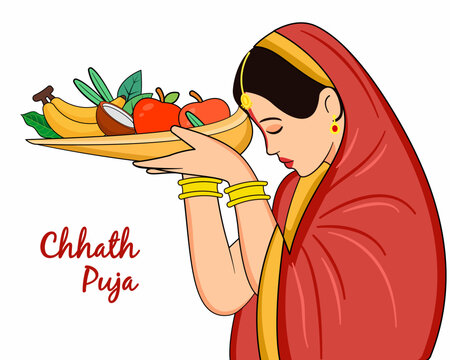 Indian women from bihar offer prayers to the sun during chhath puja festival