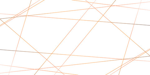 Abstract red and golden color line straight Vector in white background. geometric random chaotic line design with transparent background Vector Illustration.	