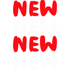 Online marketing elements, New tag for products, promotions signs for marketing, Tag-new