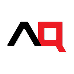 AQ letter special logo design