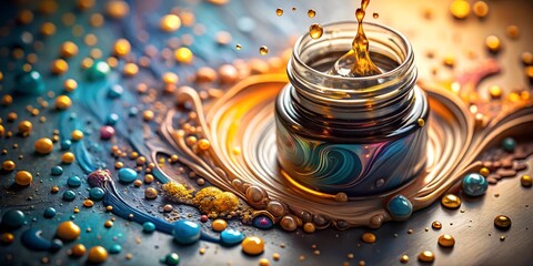background with drops