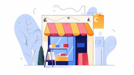 Super Sale discount flat design side view ecommerce theme water color Complementary Color Scheme