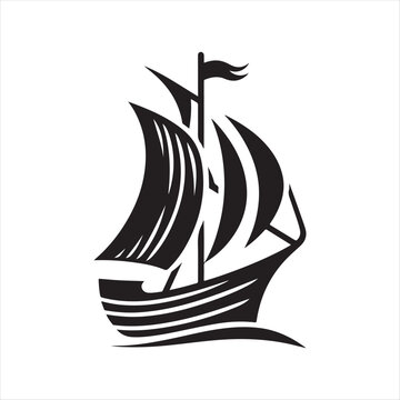 recommend clip art: Yawl Silhouette Vector Illustrations – High-Quality Nautical Graphics