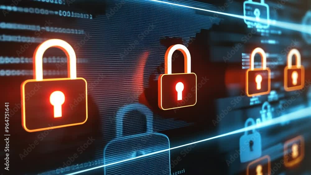 Poster digital security locks for data protection and privacy generative ai