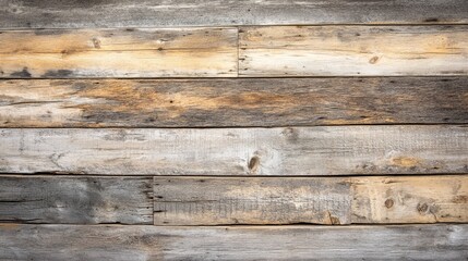 Fototapeta premium Rustic Weathered Wood Planks, Horizontal, Close-Up, Texture, Background, wood, texture