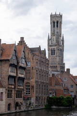 Naklejka premium Ciudad de Brujas, Bélgica
