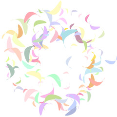 Fototapeta premium Heart of butterflies Valentine's day card Vintage flying insect summer background. 