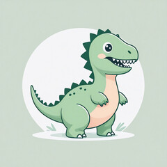 Fototapeta premium cartoon dino
