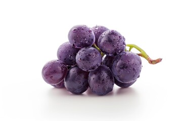 A cluster of grapes photographed from above, ideal for use in food or beverage-related contexts