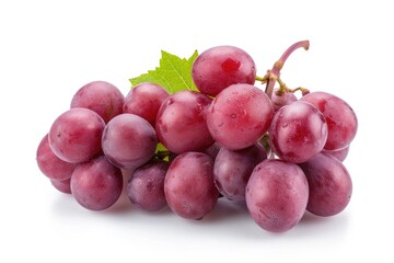 Fresh grapes in a cluster, perfect for photography or culinary use