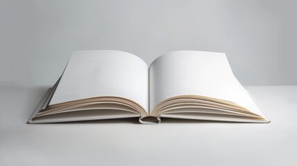 A closed book resting on a flat surface, perfect for educational or literary uses