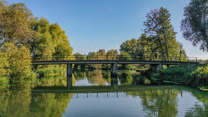Fototapeta premium Naturschutzgebiet im Sommer im Landkeis Potsdam Mittelmark