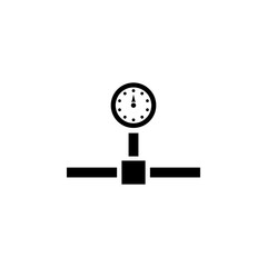 Download Upload Speed, Internet Test Solid Flat Vector Icon Isolated on White Background.