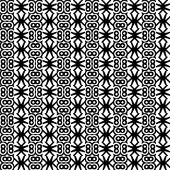  Abstract texture for fabric print, card, table cloth, furniture, banner, cover, invitation, decoration, wrapping.Seamless repeating pattern. Black and white color.Carpet pattern texture.