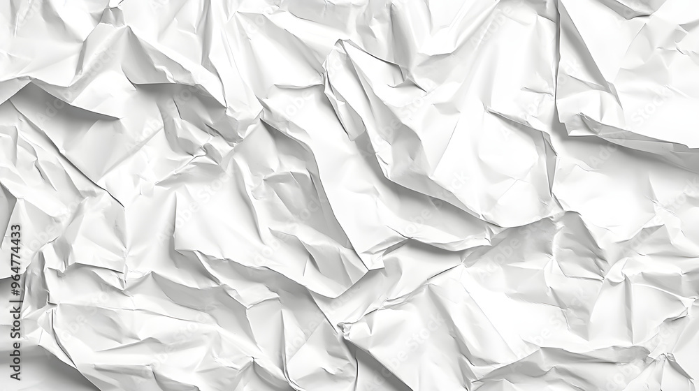 Poster white crumpled paper background texture pattern overlay