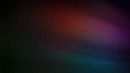 A dark gradient with muted tones of red, purple, green, and blue, blending seamlessly in a grainy texture. Perfect for 4K backgrounds, wallpapers, and modern designs
