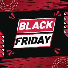 Black Friday super sale banner.	