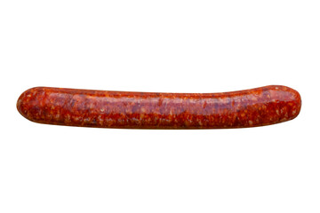 Merguez sausage isolated on white background