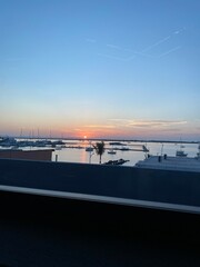 sunset over the river © Sarah