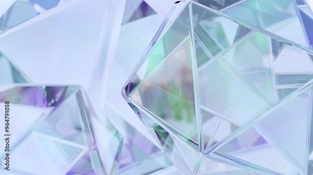 Poster a modern background with a polygonal crystal shape. a 3d rendering of a geometric jewelry surface. s