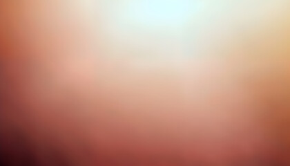 Blurry warm peach glow from overhead sunlight abstract background blending hues in a smooth gradient