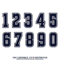 Classic sport basketball jersey number vector.	