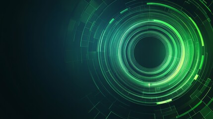 Fototapeta premium Geometric futuristic fantasy shining sparkle energy circle background