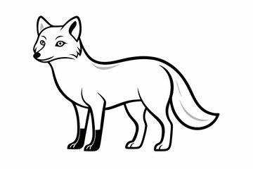 Creative Animal Icon silhouette vector style with background