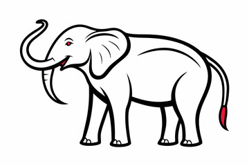 Creative Animal Icon silhouette vector style with background
