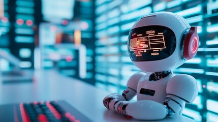 AI child tutor, holographic learning tools, futuristic education space