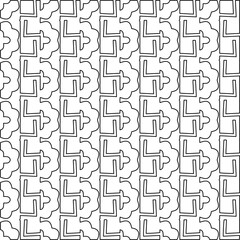 Linear pattern. Digital design.Black and dooite pattern for web page, textures, card, poster, fabric, textile.Linear Wallpaper Images.Repeating ornament.