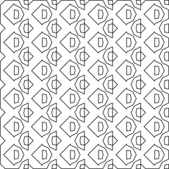 Linear pattern. Digital design.Black and dooite pattern for web page, textures, card, poster, fabric, textile.Linear Wallpaper Images.Repeating ornament.