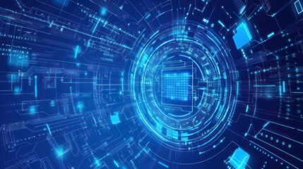 Abstract Digital Network