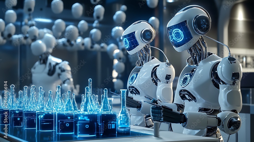 Poster advanced chemistry lab: digital compound synthesis and automated quality assurance