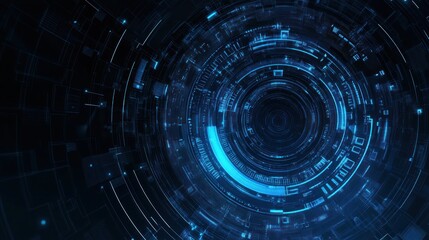 Abstract Futuristic Technology Background