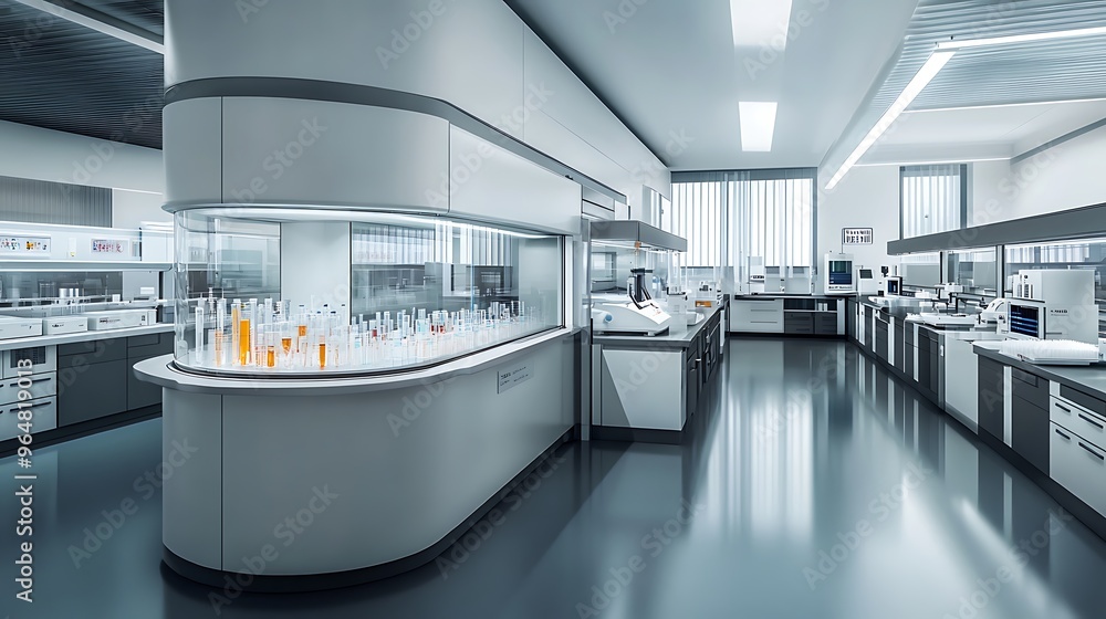 Poster cutting-edge chemistry lab: automated synthesis and quality control systems