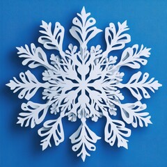Glistening Snowflake Ornament in Winter Wonderland