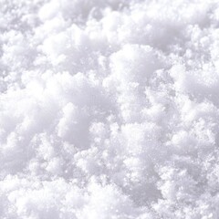 Winter Wonderland. Frosty White Snow Texture Background with Snowflakes