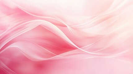 Elegant Pink Curve Design. Abstract Artwork with Smooth Flowing Lines and Soft Background