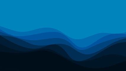 mountain hill silhouette horizon panorama landscape vector illustration good for background, wallpaper, backdrop, graphic resource, presentation, template, ads, advertising, business, and flyer