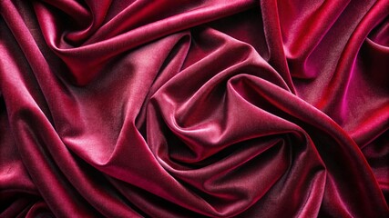 Obraz premium Luxurious burgundy velvet fabric texture with soft folds