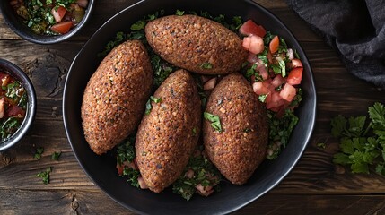 Kibbeh is a beloved Middle Eastern dish made with seasoned ground meat and bulgur wheat. It's so popular that it's considered a national treasure in Lebanon and Syria.
