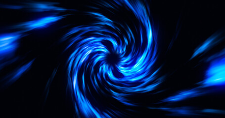 Blue rotation, abstract background, space travel, space portal, beautiful effect, twirl background, colorful wave, vortex pattern, glow energy.