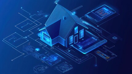 Smart Home Technology Illustration